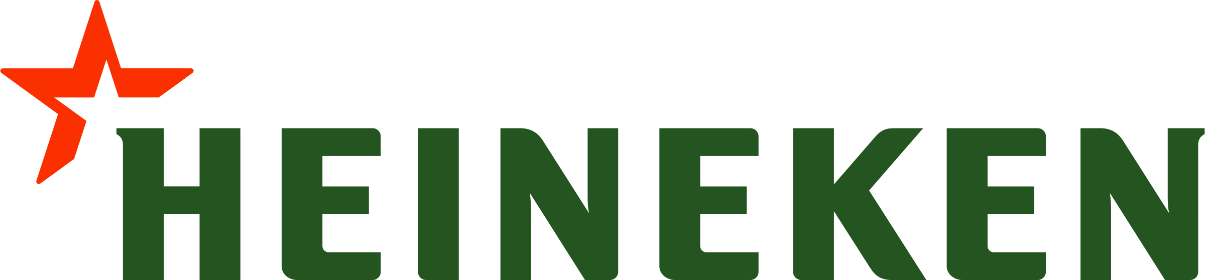 Heineken International Logo - Heineken Logo 2018 Png (1024x245), Png Download