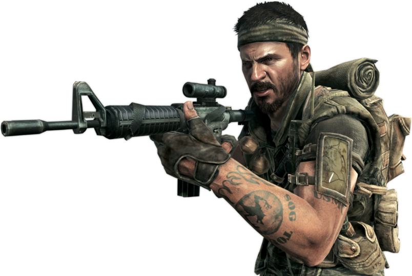 Call Of Duty Player (900x568), Png Download