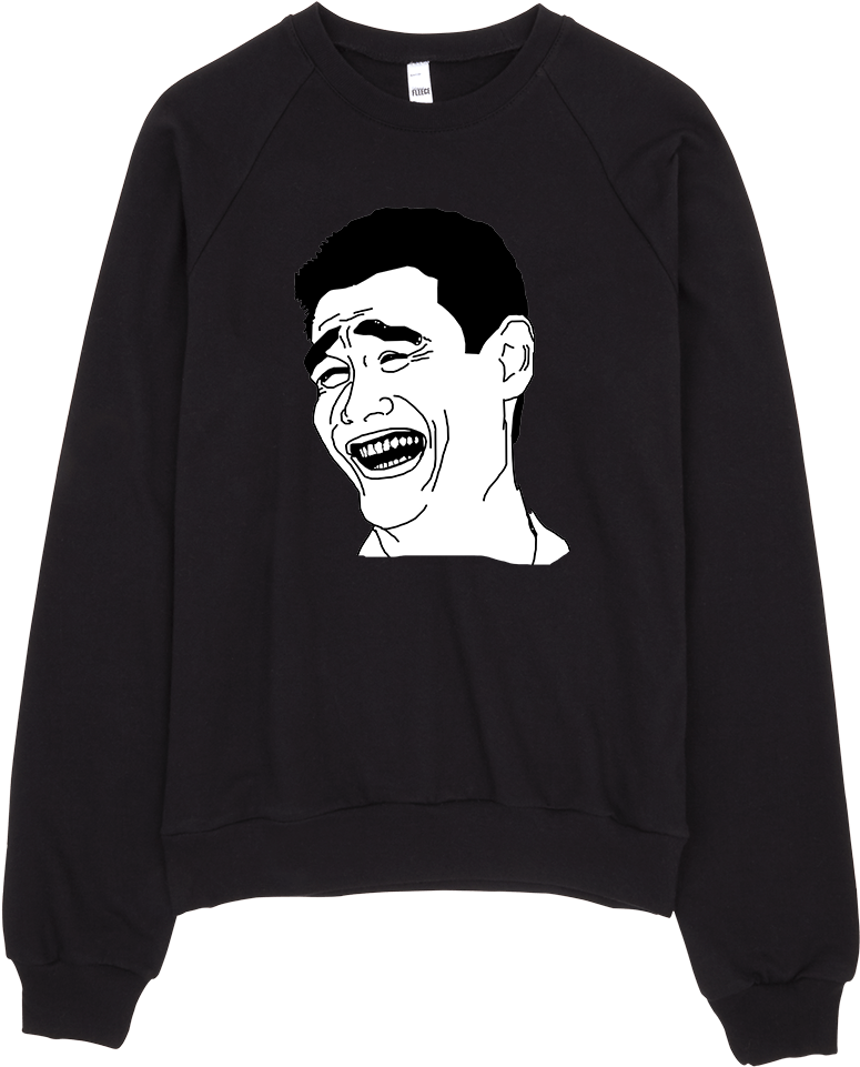 Yao Ming Sweatshirt - Yao Ming Bitch Please Rage Comic Meme Mask By Rapmasks (1000x1000), Png Download
