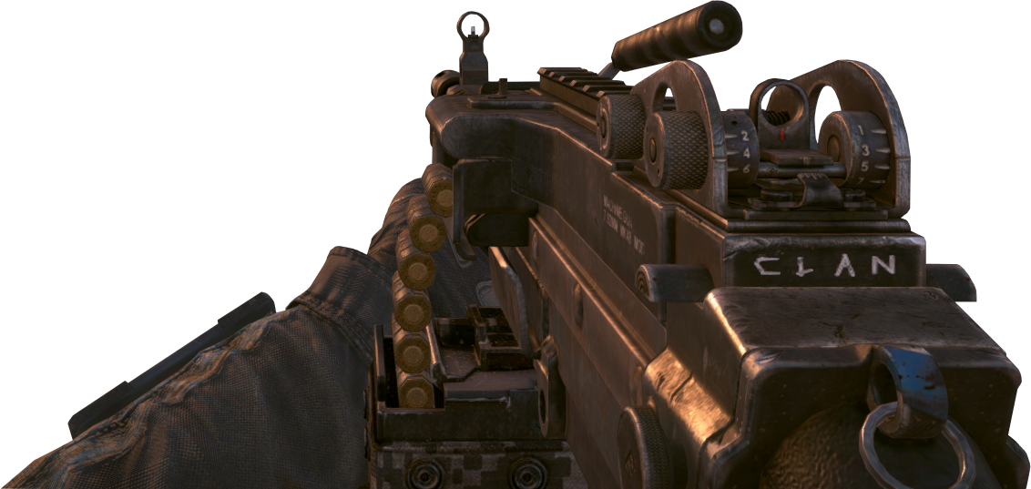 Mk 48 Clan Tag Carved Onto Weapon Boii - Target Finder Call Of Duty Black Ops 2 (1132x537), Png Download