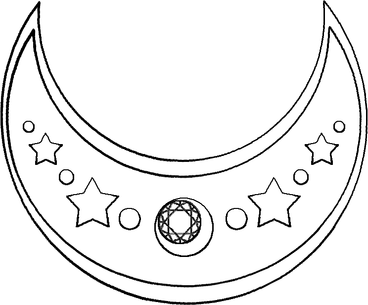 Crescent Moon Drawing At Getdrawings - Weapon (744x616), Png Download