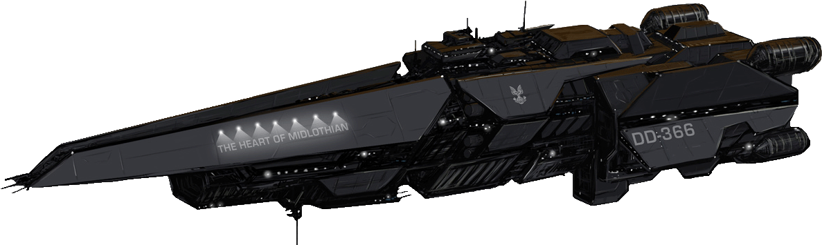 Black Ops 3 Pistol Png - Unsc Halberd Class Destroyer (1280x440), Png Download