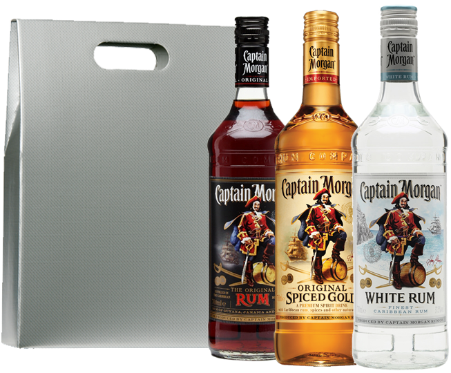 Escape To The Caribbean - Captain Morgan Original Spiced Gold Rum X 1 (680x541), Png Download