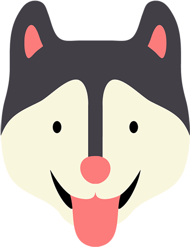 Belanna Zhou - Clip Art Dog Face (500x500), Png Download