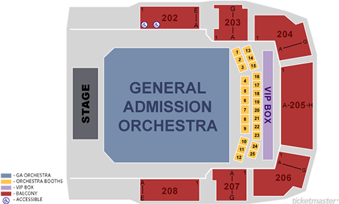 Babymetal - Verizon Wireless Theater Houston Seating (500x500), Png Download