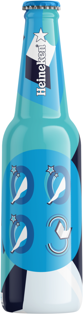 Hp Heineken Bottle Back 3 - Beer Bottle (768x1086), Png Download