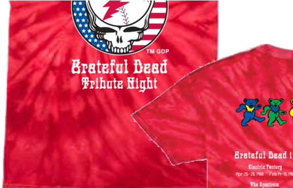 Phillies To Host Grateful Dead Tribute Night In August - Phillies Grateful Dead Night (656x369), Png Download