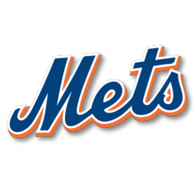New York Mets Text - Mlb New York Mets Wall Border (400x400), Png Download