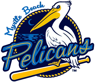Myrtle Beach Pelicans - Myrtle Beach Pelicans Logo (393x341), Png Download