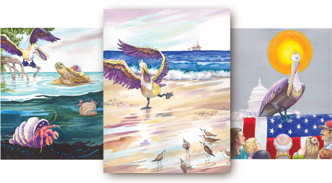 Pelli Pelican Was Soaring And Diving With Glee - Book (670x374), Png Download