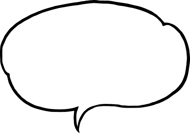Bubble Speech Comment Speech Bubble Talk D - Speech Bubble White Outline Png (485x340), Png Download