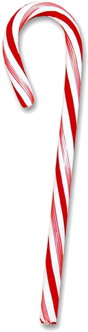 Spangler Red & White Peppermint Candy Canes - Candy Cane (500x500), Png Download