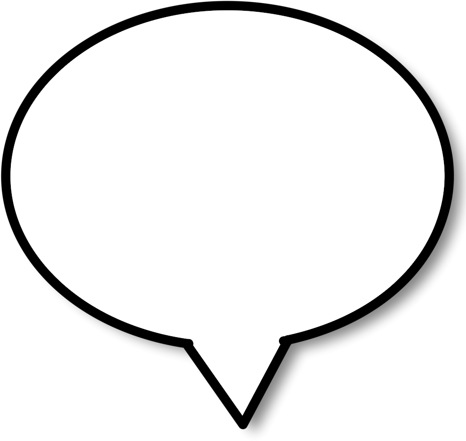 Speech Bubble - Speech Bubble Cartoon Transparent (958x958), Png Download
