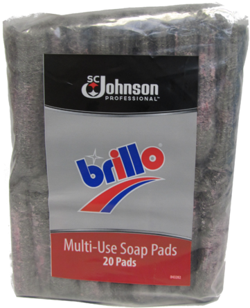 Brillo Catering Pads - Brillo Multi-use Soap Pads 20 Pads (488x650), Png Download