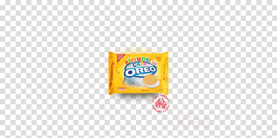 Oreo Golden Birthday Cake 432g Clipart Royalty-free - Nabisco Golden Oreo Birthday Cake Creme Sandwich Cookies (900x450), Png Download