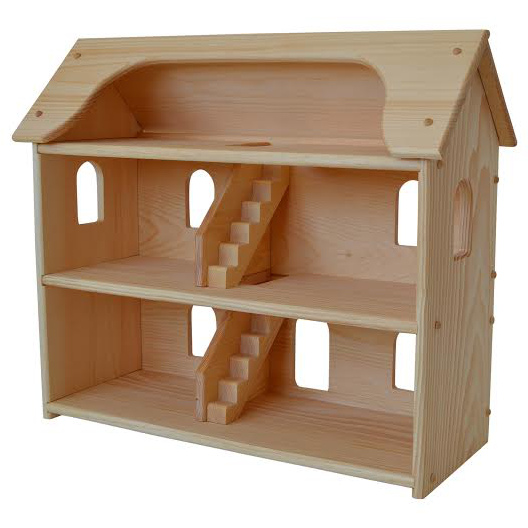 Seri's Wooden Dollhouse - Wooden Dolls House Made (600x600), Png Download