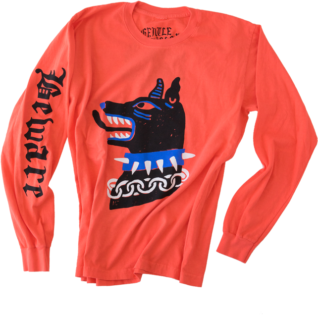Beware Of Dog Long Sleeve Beware Of Dog Long Sleeve - Dog (714x1000), Png Download
