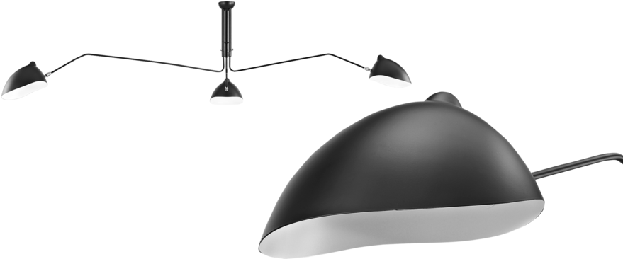 Lamp Serge Mouille (900x450), Png Download