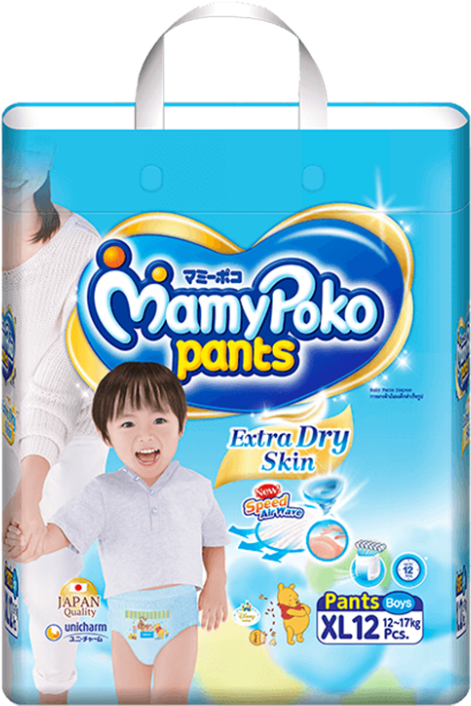 Mamypoko Pants Extra Dry Skin / Size Xl / Boy - Mamypoko Extra Dry Xl (748x748), Png Download