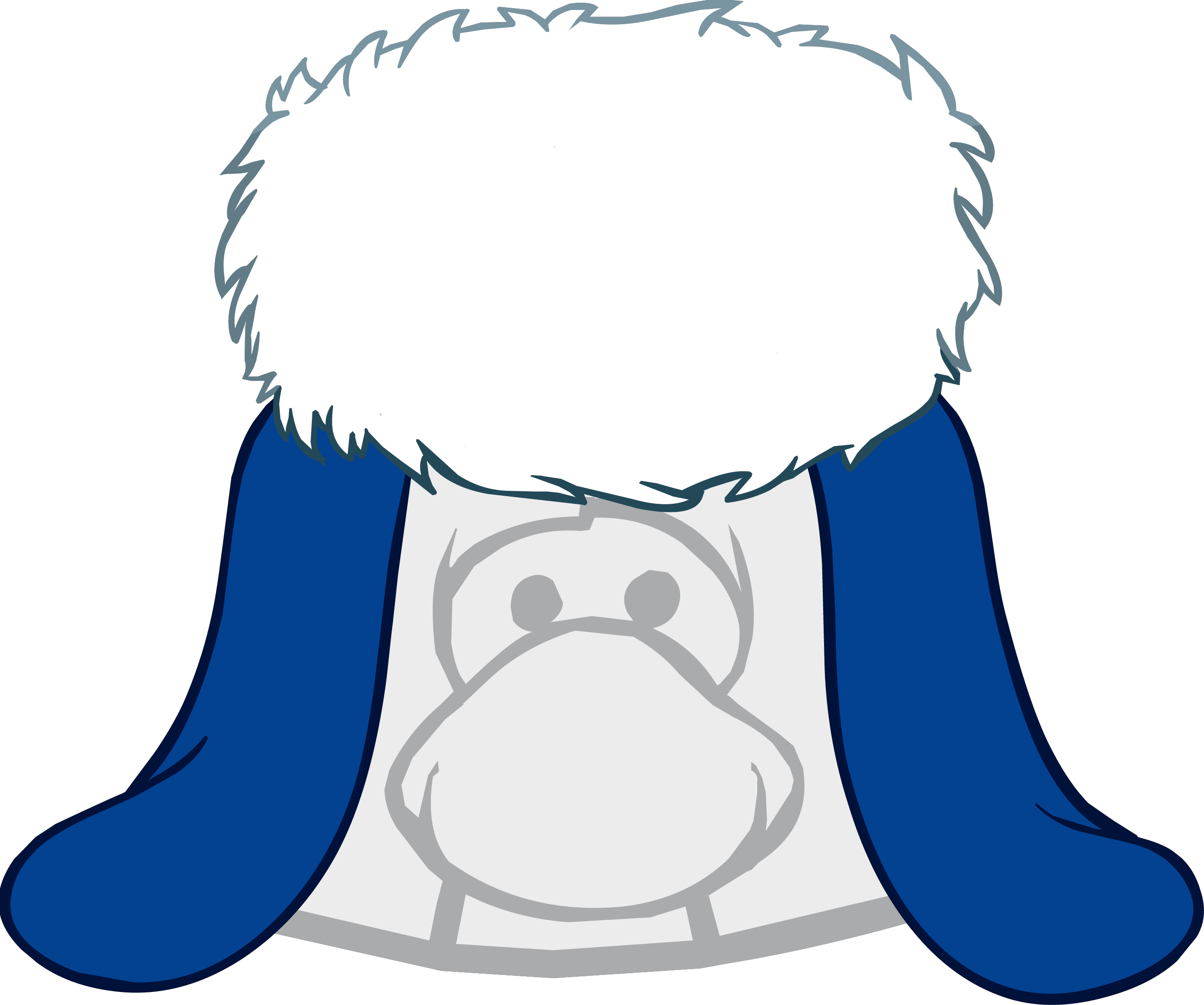 Blue Holiday Cap Icon - Club Penguin Merry Walrus Hat (2687x2242), Png Download