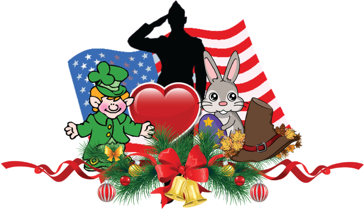 Happy Holidays - Veterans Day Clip Art Png (800x450), Png Download