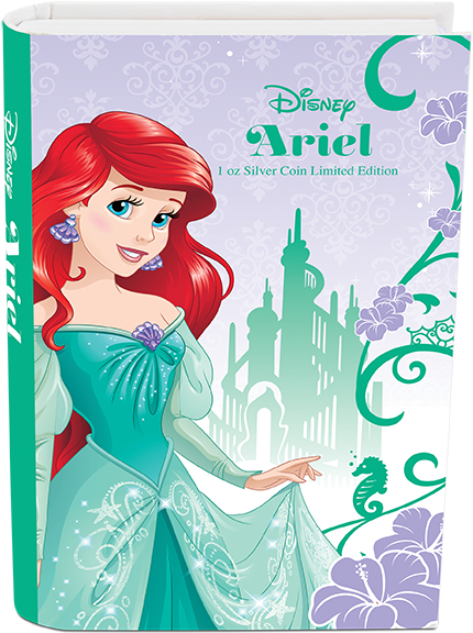 2015 1 Oz Silver Coin - Little Mermaid Postcard Thank You Cards (8 Pack) - (575x699), Png Download