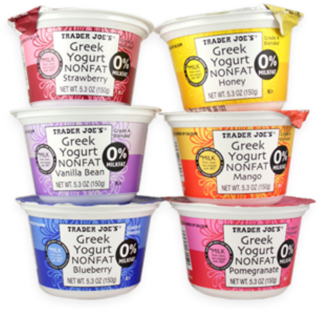 Trader Joe's - Trader Joe's Non Fat Yogurt (750x688), Png Download