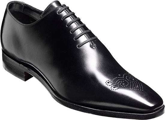 Mens Wholecut Shoe Black (940x450), Png Download