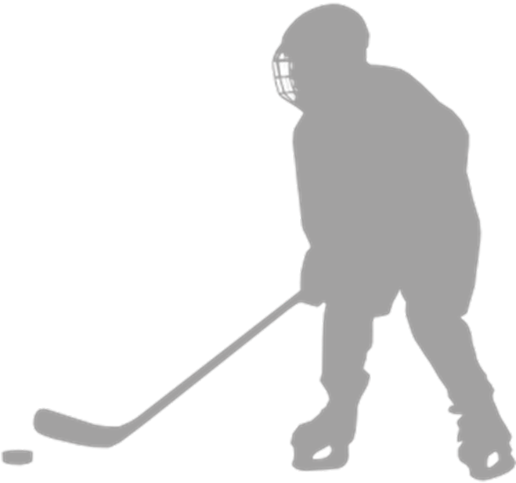 Mail Donations To - Kids Hockey Silhouette (1024x959), Png Download