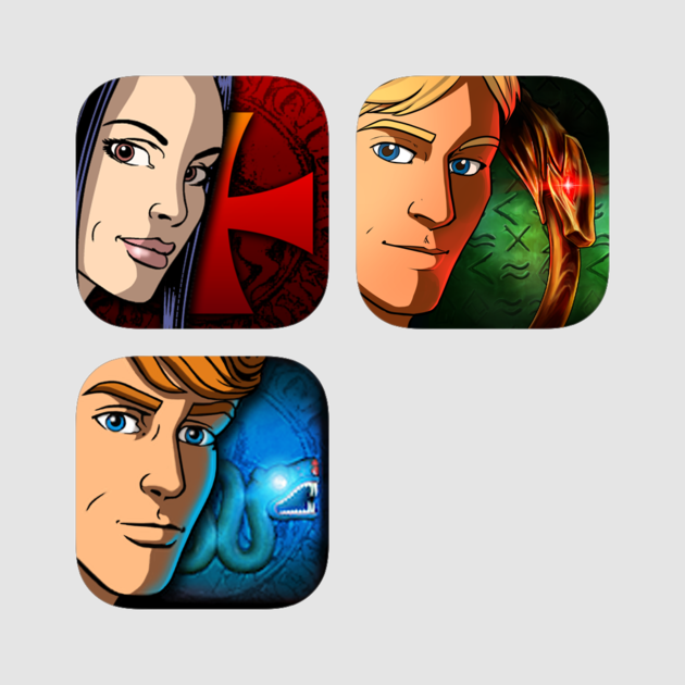 Broken Sword Mega Bundle On The App Store - Cartoon (630x630), Png Download