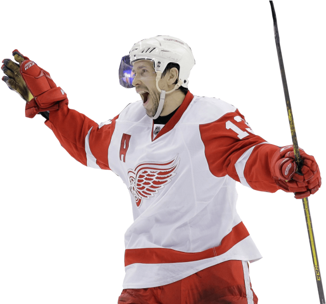 Free Png Hockey Player Png Images Transparent - Pavel Datsyuk Png (851x594), Png Download
