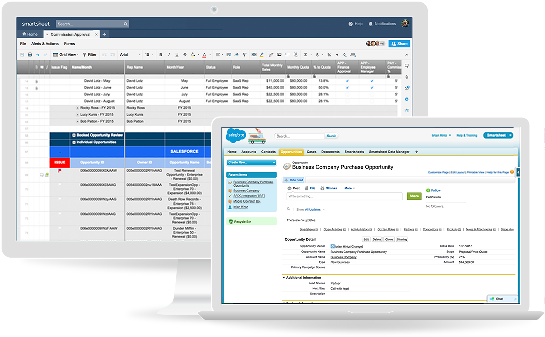 Smartsheet For Service Cloud Connector - Computer Icon (1080x669), Png Download