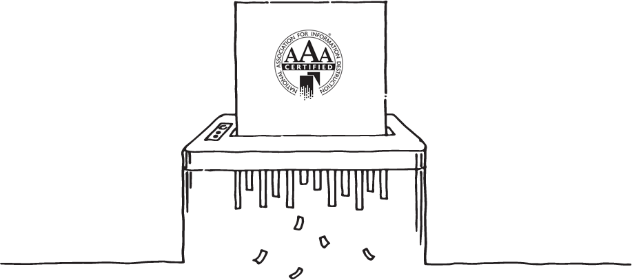 This Final Step Enables Accu-shred To Maintain Competitive - Naid (917x407), Png Download