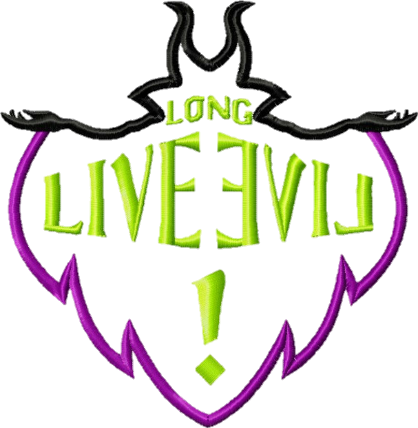 Longliveevil Descendants Mal Maleficent Png Maleficent - Descendants Long Live Evil Logo (607x621), Png Download