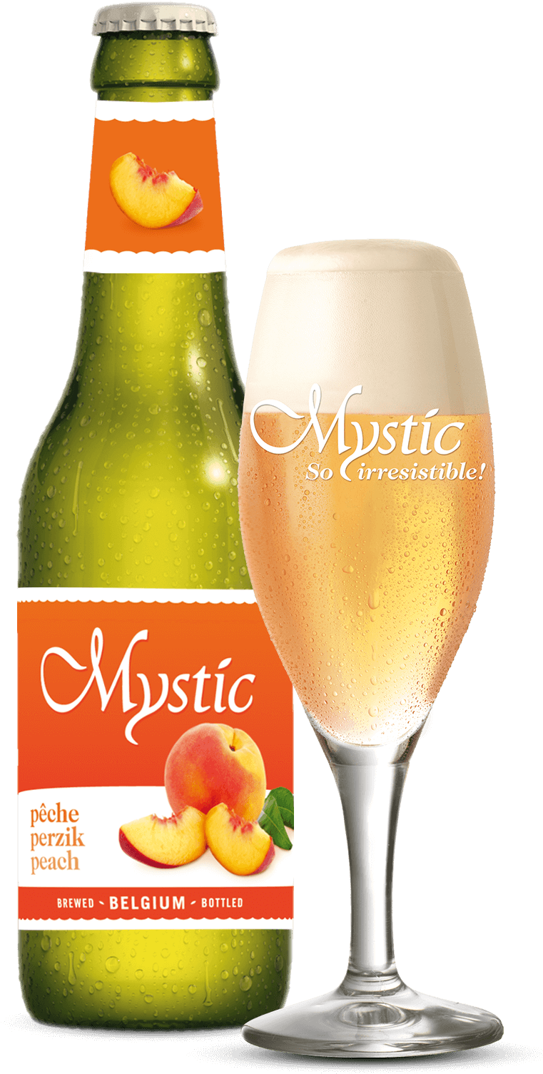 Haacht Mystic Witbier Met Perzik (800x1530), Png Download