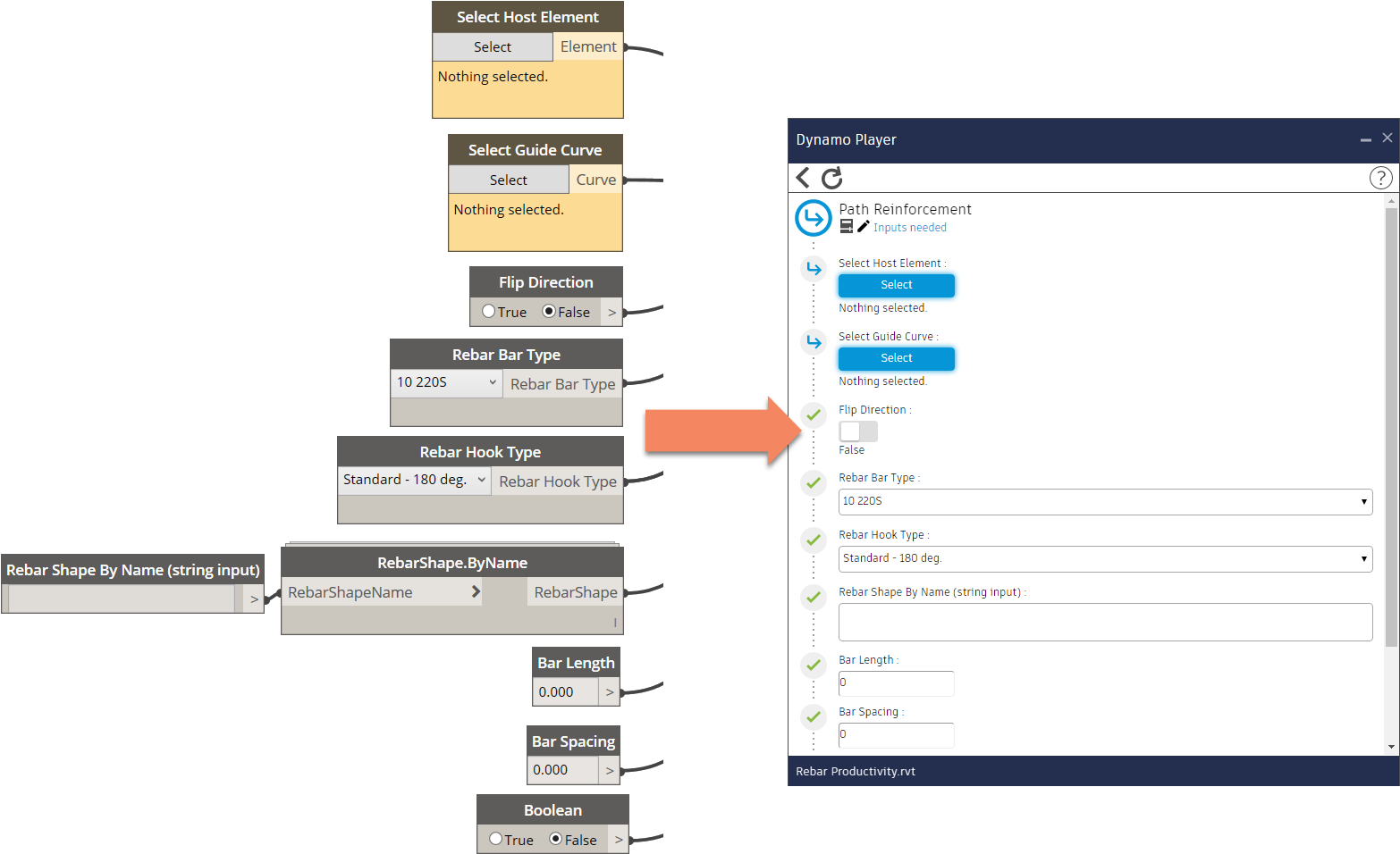 This Can Be Done Simply By Double-clicking On The Node - Dynamo Player Input (1587x979), Png Download