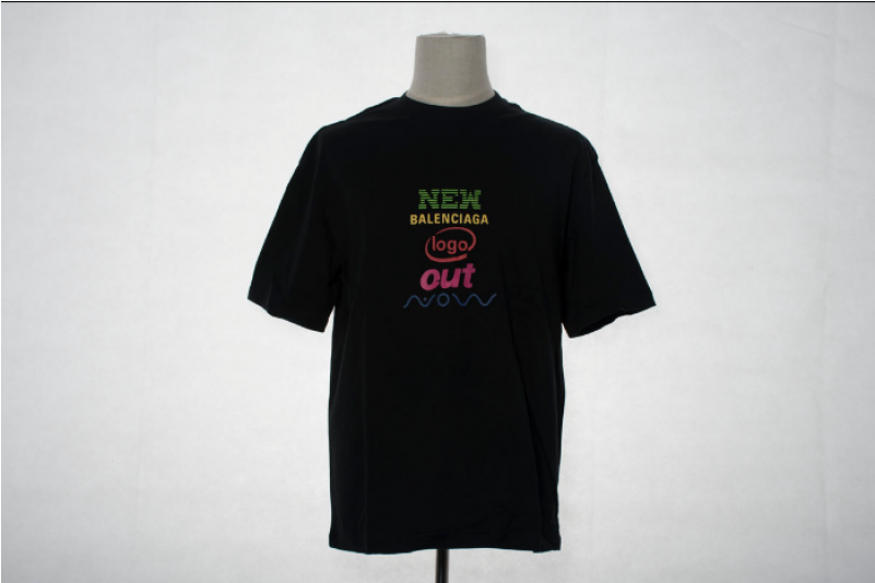 1 2018ss Latest Video Game Color Logo Letter Printed - Balenciaga 57 Avenue Montaigne 75008 Paris (800x800), Png Download