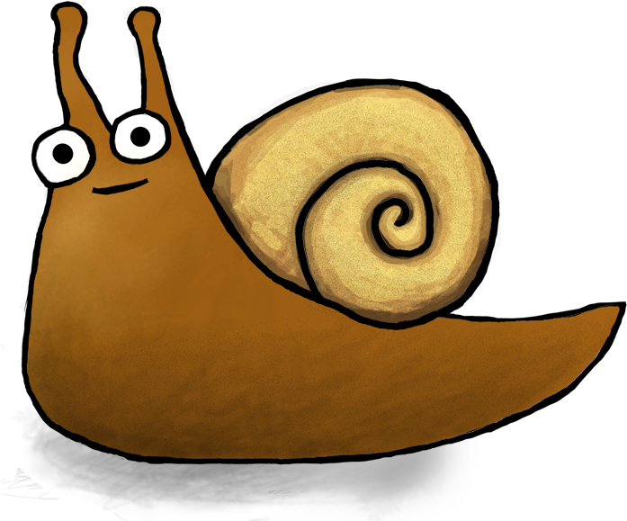 Sherman The Giant Snail - Giant African Land Snail Transparent (700x587), Png Download