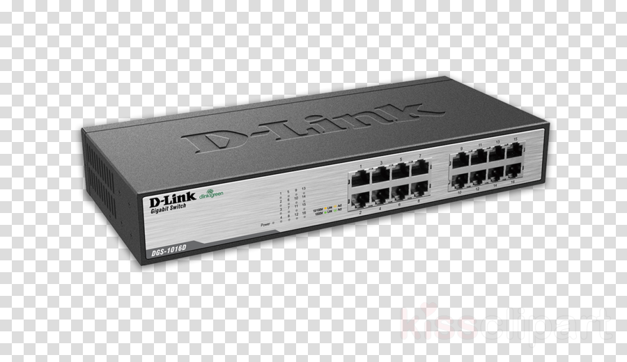 Des 1024d Clipart Network Switch Gigabit Ethernet D-link - D-link Dgs 1016d Switch - 16 Ports - Unmanaged (900x520), Png Download