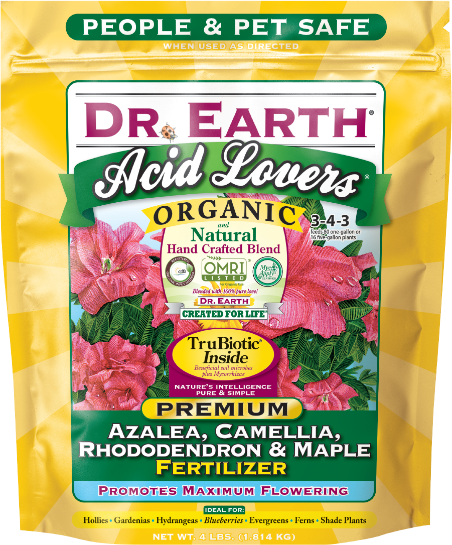 Organic Fertilizer Images - Dr. Earth 703p Organic 4 Azalea/camellia/rhododendron (1000x1270), Png Download