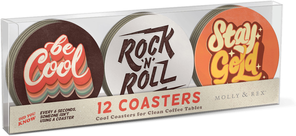 70s Vibes Coasters - 1970s (1200x1200), Png Download