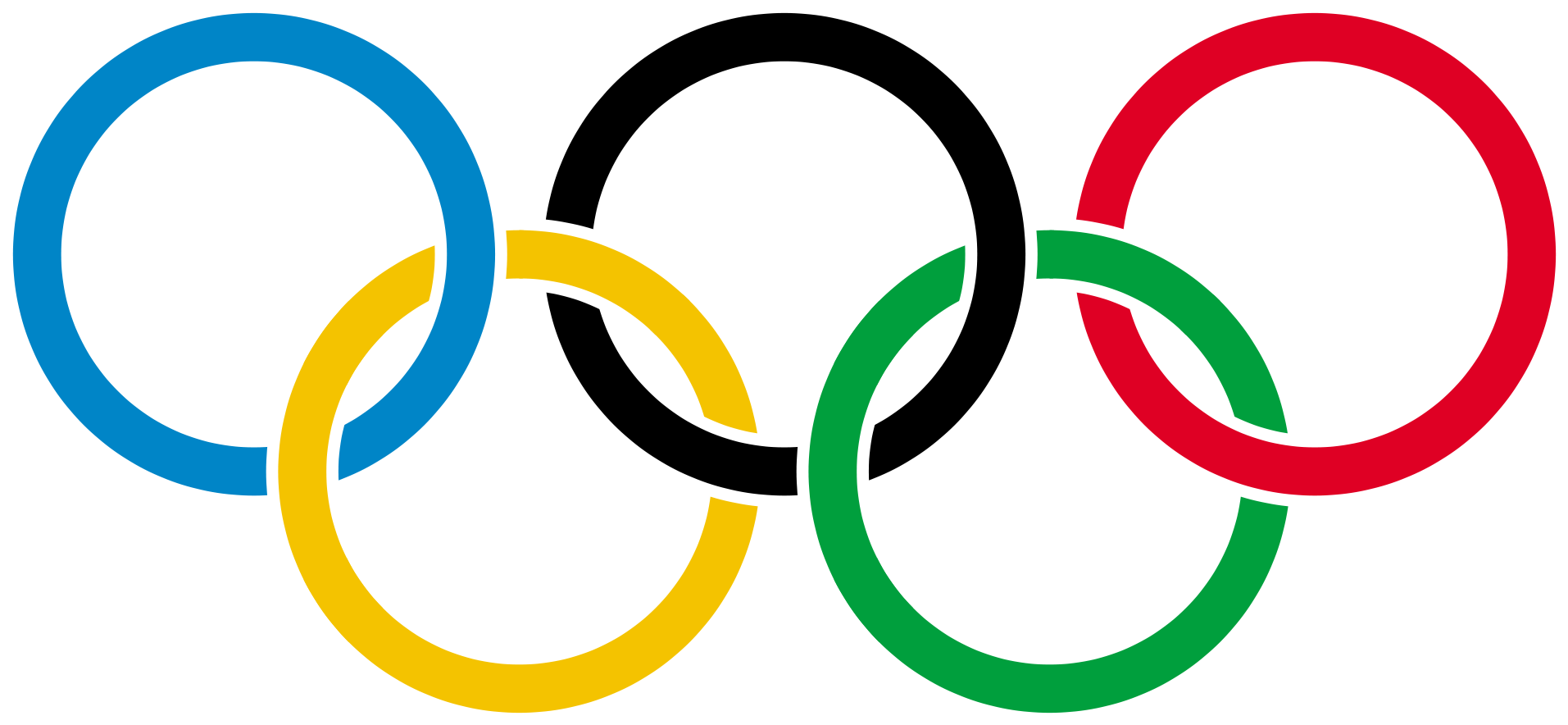 Olympic Rings Png - Historical Dictionary Of The Olympic Movement By Bill (2000x971), Png Download