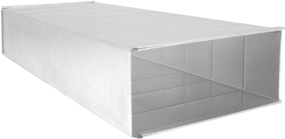 8″ X 16″ X 60″ 8″ X 18″ X 60″ 8″ X 20″ X 60″ 8″ X 22″ - S And Drive Duct (566x566), Png Download