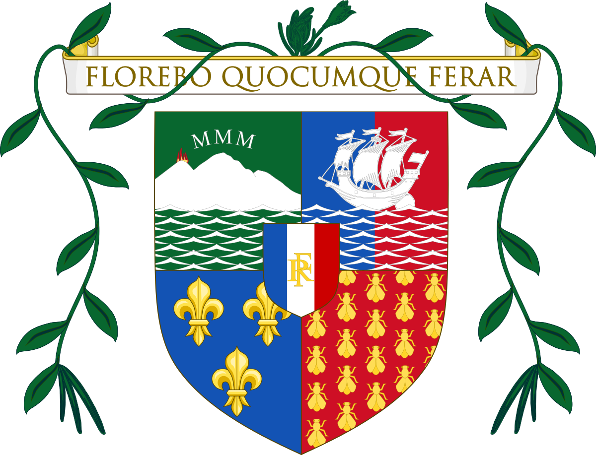 Blason De La Reunion (1200x919), Png Download