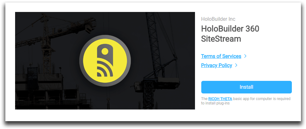 Install 360 Sitestream Holobuilder Plug-in - Holobuilder Inc. (1017x427), Png Download
