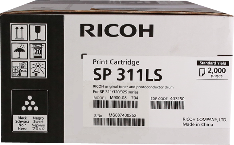 Print Cartridge Sp 311ls - Ricoh Laser (printers) 414635 Memory Unit Type (1000x1000), Png Download