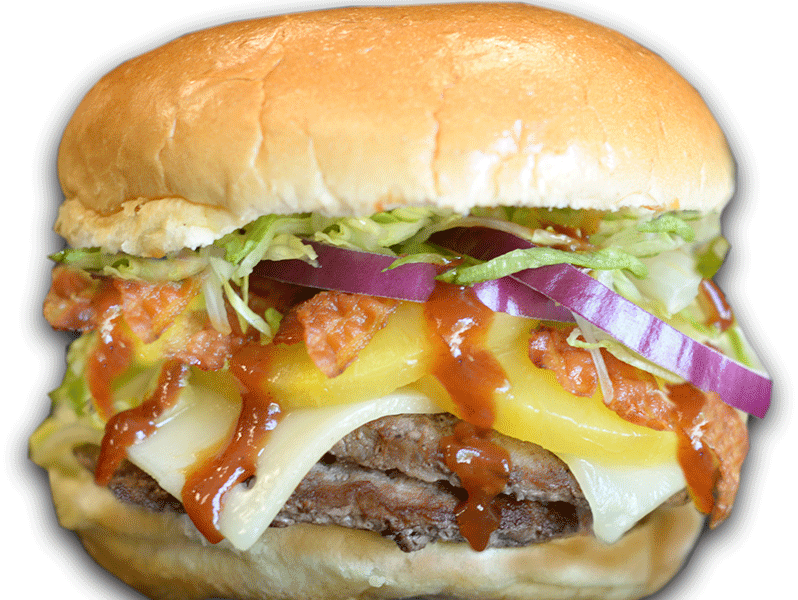 Maui Bacon Burger - Bacon (798x600), Png Download