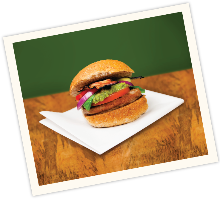 Bacon Burger - Fast Food (737x666), Png Download