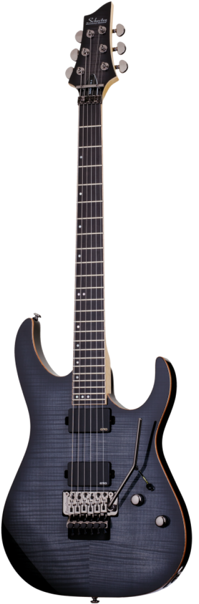 Schecter Guitar Banshee 6-fr Active Trans Black Burst - Schecter Banshee 6 Fr Active Electric Guitar (1200x1200), Png Download