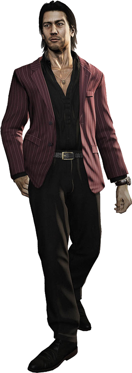 Shun Akiyama In Yakuza 5 Render By Yukizm - Yakuza Game Concept Art (700x1250), Png Download